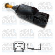 35058 Spínač brzdových svetiel MEAT & DORIA