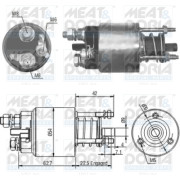 46051 Elektromagnetický spínač pre żtartér MEAT & DORIA