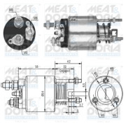 46078 Elektromagnetický spínač pre żtartér MEAT & DORIA