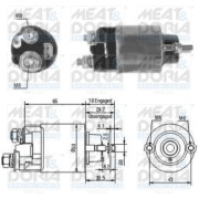 46097 Elektromagnetický spínač pre żtartér MEAT & DORIA