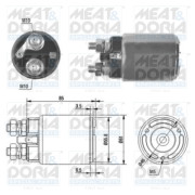 46120 Elektromagnetický spínač pre żtartér MEAT & DORIA