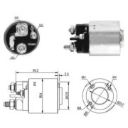 46131 Elektromagnetický spínač pre żtartér MEAT & DORIA