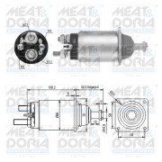 46252 Elektromagnetický spínač pre żtartér MEAT & DORIA