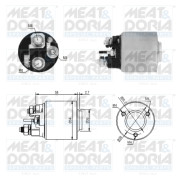 46288 Elektromagnetický spínač pre żtartér MEAT & DORIA