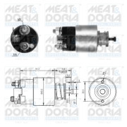 46317 Elektromagnetický spínač pre żtartér MEAT & DORIA