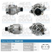 5540135 Alternátor MEAT & DORIA