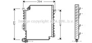 AI5135 Kondenzátor klimatizácie AVA QUALITY COOLING