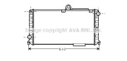 AL2044 Chladič motora AVA QUALITY COOLING