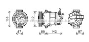 ALK126 Kompresor klimatizácie AVA QUALITY COOLING