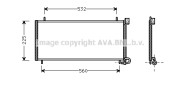 AU5115 Kondenzátor klimatizácie AVA QUALITY COOLING