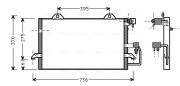 AI5118 Kondenzátor klimatizácie AVA QUALITY COOLING