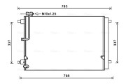 AI5389D Kondenzátor klimatizácie AVA QUALITY COOLING