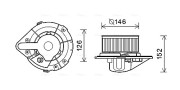 AI8501 Vnútorný ventilátor AVA QUALITY COOLING