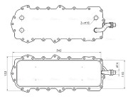 AU3352 Chladič motorového oleja AVA QUALITY COOLING