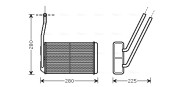 AU6177 Výmenník tepla vnútorného kúrenia AVA QUALITY COOLING