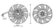 AUF212 Spojka ventilátora chladenia AVA QUALITY COOLING
