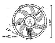 BW7535 Ventilátor chladenia motora AVA QUALITY COOLING