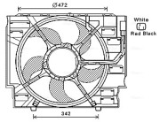 BW7536 Ventilátor chladenia motora AVA QUALITY COOLING