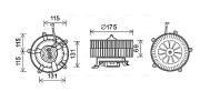 BW8478 Vnútorný ventilátor AVA QUALITY COOLING