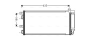 BWA5256D Kondenzátor klimatizácie AVA QUALITY COOLING