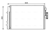 BWA5481D Kondenzátor klimatizácie AVA QUALITY COOLING