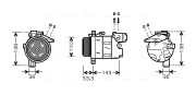 BWK321 Kompresor klimatizácie AVA QUALITY COOLING