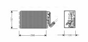 BWV308 Výparník klimatizácie AVA QUALITY COOLING