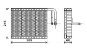 BWV440 Výparník klimatizácie AVA QUALITY COOLING