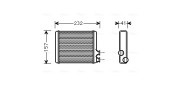 CN6286 Výmenník tepla vnútorného kúrenia AVA QUALITY COOLING