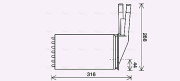 CN6313 Výmenník tepla vnútorného kúrenia AVA QUALITY COOLING