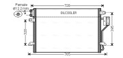 CR5106 Kondenzátor klimatizácie AVA QUALITY COOLING