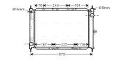 DN2260 Chladič motora AVA QUALITY COOLING