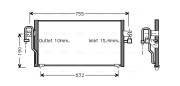 DN5183 Kondenzátor klimatizácie AVA QUALITY COOLING