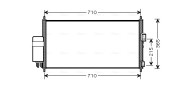 DN5205D Kondenzátor klimatizácie AVA QUALITY COOLING