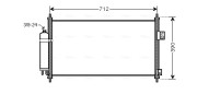 DN5263D Kondenzátor klimatizácie AVA QUALITY COOLING