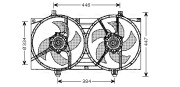 DN7528 Ventilátor chladenia motora AVA QUALITY COOLING