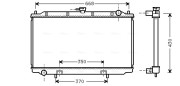 DNA2179 Chladič motora AVA QUALITY COOLING