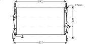 FDA2405 Chladič motora AVA QUALITY COOLING