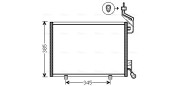 FD5444 Kondenzátor klimatizácie AVA QUALITY COOLING