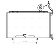 FD5606 Kondenzátor klimatizácie AVA QUALITY COOLING