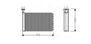 FD6164 Výmenník tepla vnútorného kúrenia AVA QUALITY COOLING