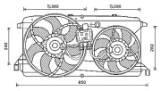 FD7579 Ventilátor chladenia motora AVA QUALITY COOLING