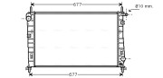 FDA2266 Chladič motora AVA QUALITY COOLING