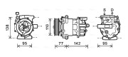 FDK470 Kompresor klimatizácie AVA QUALITY COOLING
