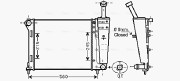 FT2404 Chladič motora AVA QUALITY COOLING