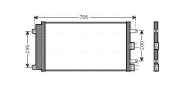 FT5342D Kondenzátor klimatizácie AVA QUALITY COOLING