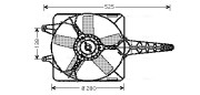 FT7501 Ventilátor chladenia motora AVA QUALITY COOLING