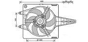 FT7547 Ventilátor chladenia motora AVA QUALITY COOLING