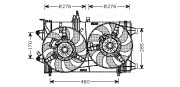 FT7561 Ventilátor chladenia motora AVA QUALITY COOLING