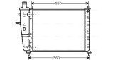 FTA2233 Chladič motora AVA QUALITY COOLING